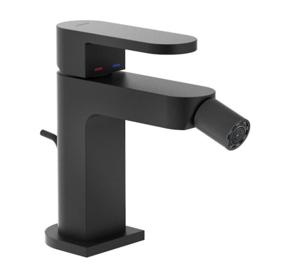 Смеситель для биде NOBILI Up с донным клапаном UP94119/1BM Velvet black