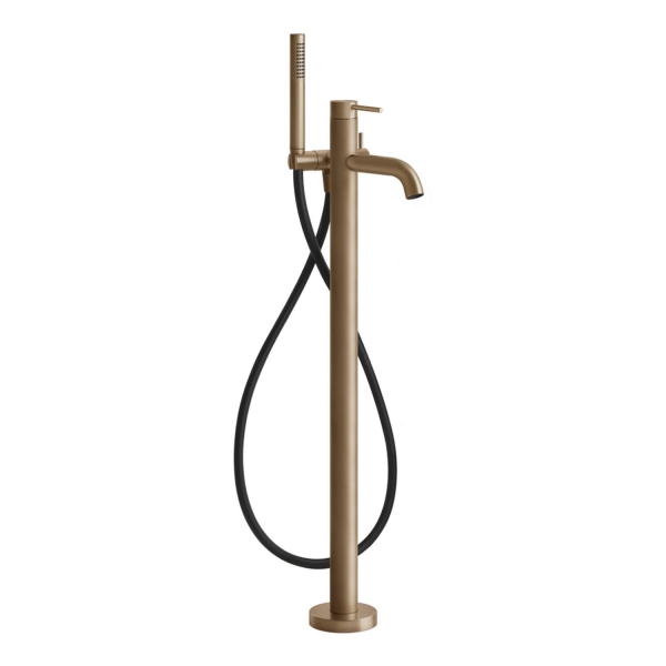 Смеситель для ванны GESSI 316 54028#726 бронза матовая