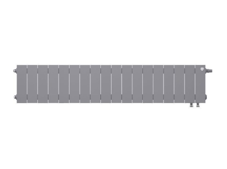 Радиатор ROYAL THERMO PianoForte 200 18С 144/28 НП серебристый матовый