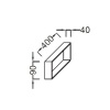 Полотенцедержатель JACOB DELAFON Parallel EB506-BME