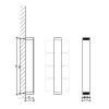 Полотенцедержатель DECOR WALTHER Brick HTE41 592200