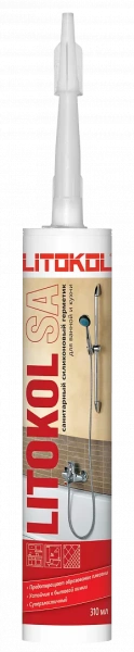 Герметик санитарный силиконовый LITOKOL SA Прозрачный