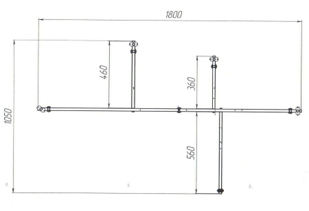 Каркас MARKA ONE Fina 160х100