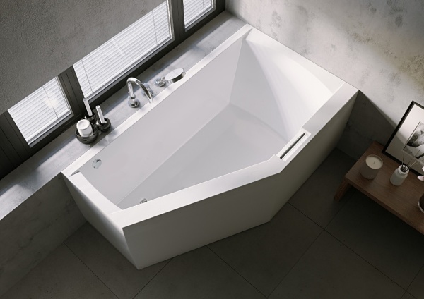 Акриловая ванна RIHO Geta Plug & Play 170х90 L