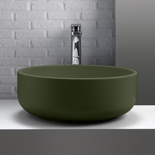 Раковина KERASAN Ciotola С2 46 Verde muschio матовый
