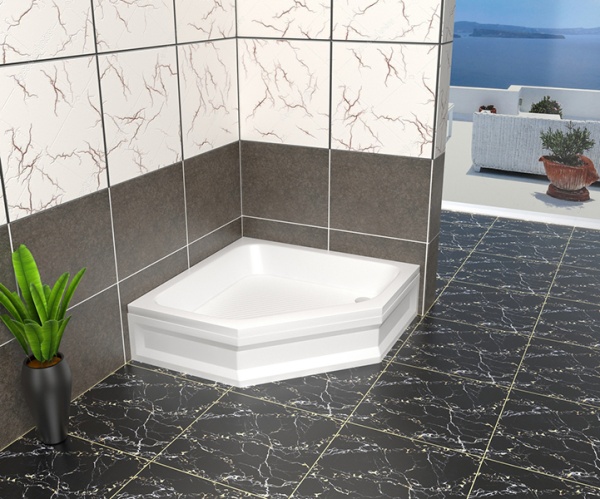 Экран для поддона RGW NT/CL-s-А 08 80x80 трапеция