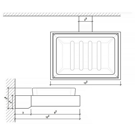 Мыльница DECOR WALTHER Corner WSS 561800