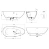 Ванна SALINI Paola S-Sense 172x80